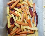 A picture of step 1 of My Vegetable Fries 😀.