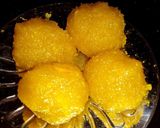 A picture of step 5 of Mango coconut ladoo.