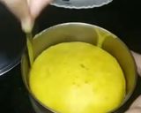 A picture of step 6 of Eggless Custard cake.