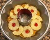 A picture of step 7 of Pineapple and Coconut Upside-Down Cake.