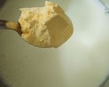 A picture of step 1 of Coffee custard pudding.