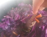 Foto del paso 6 de la receta: Guiso de Col morado con carne vegetariano o vegano