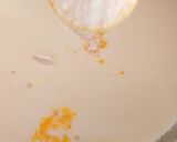 A picture of step 1 of Custard with orange jelly.