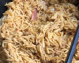 A picture of step 4 of Cinnamon rice and grill chicken.