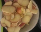 A picture of step 1 of Apple peel tea.