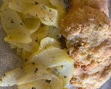 Foto del paso 6 de la receta: Coliflor rebozada con patatas al horno