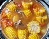 Foto langkah ke 5 dari resep Sup Tomat Jagung Paikut.