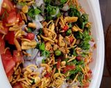 A picture of step 3 of Black Chick Peas Chaat.
