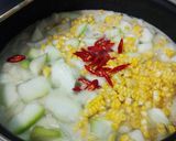 Foto langkah ke 3 dari resep Lodeh Putih Labu Bumbu Iris.