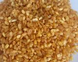 A picture of step 6 of Moong dal namkeen.