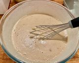 A picture of step 1 of Chestnut Flour Crêpes with Mango.