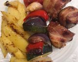 Baconba tekert sertésszűz recept fázis 4 fotója