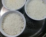 Foto langkah ke 6 dari resep Nasi Tim Ayam Jamur (Step by Step).