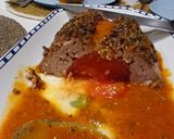 Foto del paso 8 de la receta Cerebro de Carne Picada asada con corazón de Tomate y Salsa sangrienta