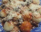 Foto del paso 7 de la receta: Ñoquis bolita con salsa de champiñones