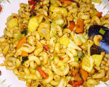 A picture of step 6 of Simple macaroni jollof with potatoes.