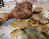 Foto del paso 7 de la receta: Muslo de pavo y patatas al horno