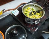 A picture of step 1 of Aloo Capsicum Subji.