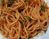 Hình bước làm 5 của món Mỳ Spaghetti Sốt Bò Băm 🍝