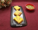 बेसन चीला सैंडविच (besan cheela sandwich recipe in Hindi) रेसिपी चरण 7 फोटो