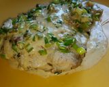 Foto del paso 3 de la receta: Bagre de mar con crema y verdeo
