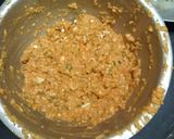 A picture of step 3 of Veg Manchurian.