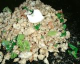 A picture of step 5 of Quick Tawa qeema.