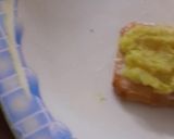 A picture of step 2 of Tuc Sandwich.