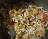 A picture of step 3 of Bhel puri.