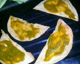 A picture of step 8 of Apple paneer tikka papdi.