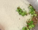 A picture of step 2 of Barnyard Millets and Peas Jeera Rice.