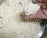 A picture of step 3 of Mint Achaari Mathri.