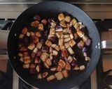 A picture of step 2 of Caponata 🌷.