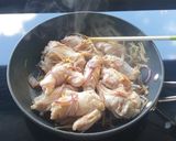 A picture of step 3 of Ginger soy chicken wings.