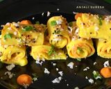 A picture of step 14 of Khandvi Rolls !!!.