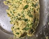 A picture of step 2 of Makai methi puri.