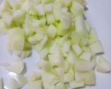 Foto del paso 5 de la receta: Tarta quiche de apio, manzana y Roquefort