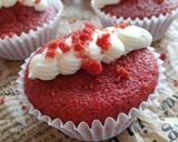 Foto del paso 15 de la receta: Magdalenas Red Velvet con ganache de chocolate blanco