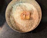 A picture of step 5 of Paneer popcorns with chilli garlic dip.