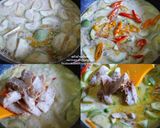 รูปขั้นตอนการทำที่ 4 ของ ขนมจีนแกงเขียวหวานหมูย่าง