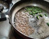 A picture of step 4 of Bhagar upma for fasting.