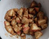 A picture of step 2 of Rice Bubbles with Warmed Cinnamon and Brown Sugar Apple.