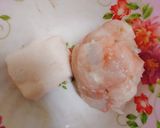 Hình bước làm 1 của món Canh xà lách cuộn