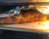 A picture of step 6 of Sourdough Challah.