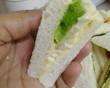 Gambar langkah 8 resipi Sandwich telur mayo.