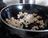 A picture of step 1 of Gond pak burfi.