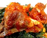 A picture of step 3 of Leafy Greens Jollof Rice.