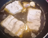 Foto del paso 5 de la receta: Bacalao frito con pimiento sobre crema de puerro