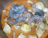 Foto del paso 3 de la receta: Alcachofas con langostinos🦐🦐