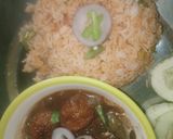 A picture of step 4 of Gravy manchurian.